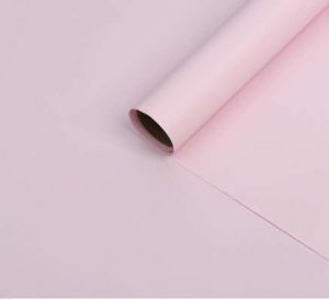 Бумага тишью с ламинацией, цвет светло-розовый, 58 см х 5 м 75 микрон   4608865
