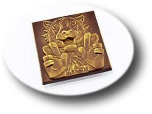 Форма пластиковая для шоколада "Плитка Тигринное Счастье"