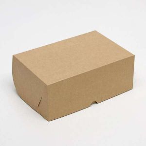 Коробка для кондитерских изделий  крафт без окна 150*110*60 мм