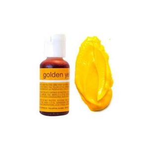Краситель гелевый желтое золото Golden Yellow Chefmaster США 20 г