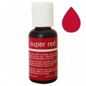 Краситель гелевый красный насыщенный Super Red Chefmaster США 20 г