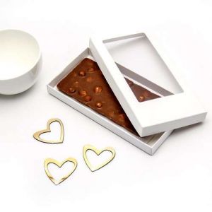 Коробка  для шоколадки  Белая 160*80*17 мм