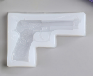 Молд силикон "Пистолет" 1,2х10,5х7,5 см