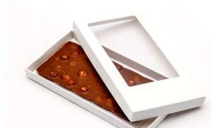 Коробка для шоколадки Белая 180*90*17 мм