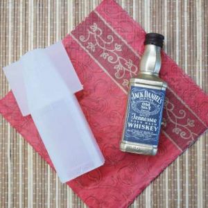 Молд  силиконовый 3d № 175 "Виски Jack Daniel s" h 11 см