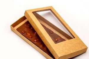 Коробка  для шоколадки  Крафт 160*80*17 мм