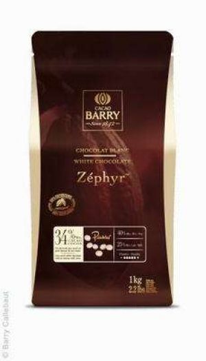 Шоколад белый 34% Zephyr "Cacao Barry" Франция 1 кг