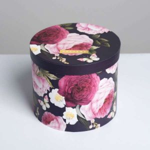Коробка подарочная круглая «Цветы», 14 × 16 см 5499852