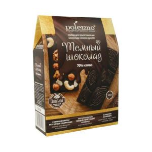 Набор для приготовления шоколада "POLEZZNO" темный шоколад 300 г