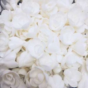 Вафельные цветы "Топ декор" Розы малые Белые