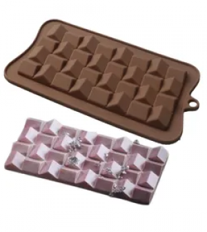 Форма силиконовая для  шоколада " Плитка плетение"