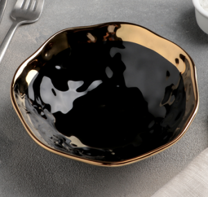 Салатник "Инь-янь" 400 мл, 15х4,8 см, цвет черный
