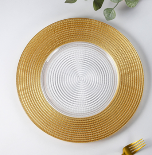 Тарелка подстановочная "Севилья" диаметр 33 см, цвет золото