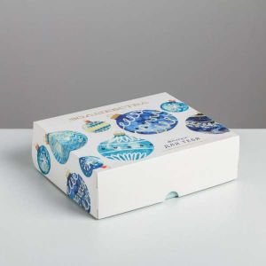 Упаковка для кондитерских изделий «Новогодние шары», 20 × 17 × 6 см 5155356