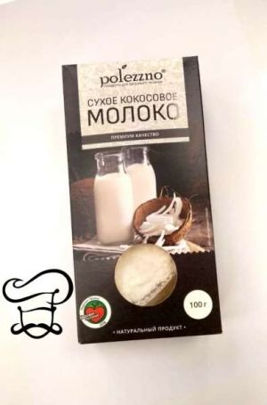 Сухое кокосовое молоко "POLEZZNO"100 г