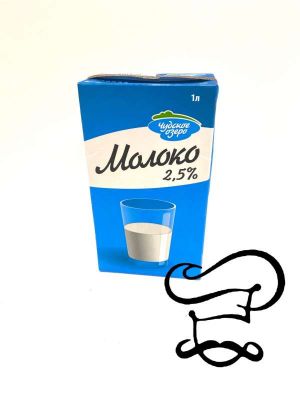 Молоко 2,5 % "Чудское озеро" 1 л (БЗМЖ)