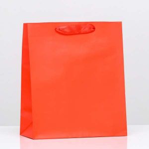 Пакет ламинированный «Красный», ML 23 × 27 × 11.5 см