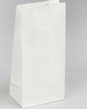 Пакет бумажный фасовочный, прямоугольное дно 12 х 8 х 24 см