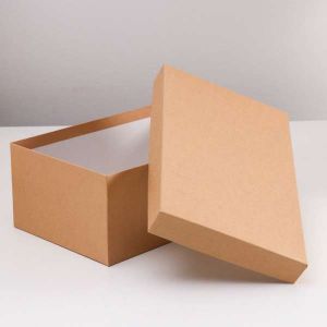Коробка для подарка"Крафт однотонный" 23,5*14,5*9,5 см