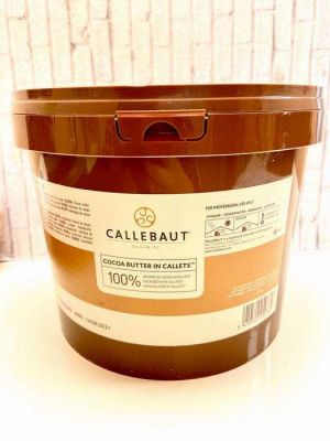 Какао-масло в каллетах "Callebaut" Бельгия 3 кг
