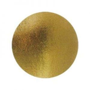 Подложка круглая d 10 см толщина 0,8 см Золото