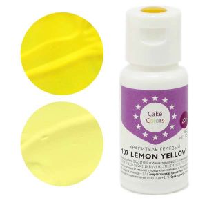 Краситель гелевый Cake Colors 20г LEMON YELLOW /лимон