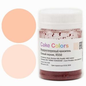 Краситель водорастворимый спелый персик Cake Colors 10 г