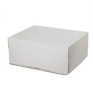 Коробка для торта 5-7 кг 40*60*25 гофрокартон белая без окна