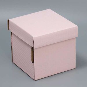 Коробка «Розовая» 15*15*15 см