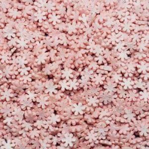 Посыпка "Топ декор" перламутровые снежинки розовые 75 г