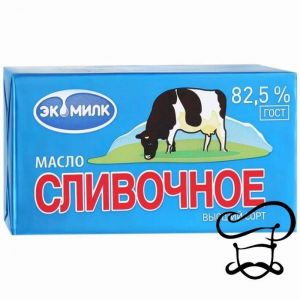 Масло сливочное 82,5 % "Экомилк" Россия 450 г (БЗМЖ)