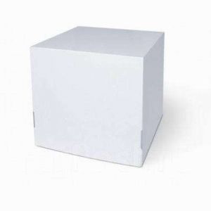 Коробка для торта 30*40*20 см белая с окном