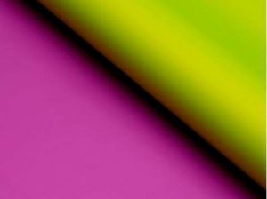 Пленка матовая двухсторонняя 60 х 60 см, цвет желто-зеленый/фиолетовый