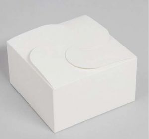 Коробка под бенто-торт без окна, белая, 14 х 14 х 8 см