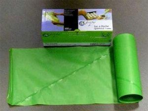 Мешки одноразовые силиконизированные 53 см зеленые Модекор Италия10 шт