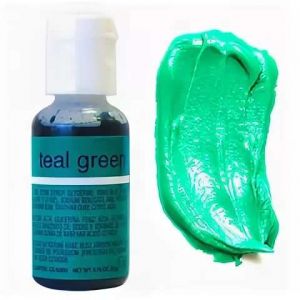 Краситель гелевый зеленый-бирюзовый Teal Green Chefmaster США 20 г