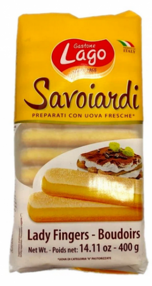 Печенье сахарное Савоярди 400 г "Gastone Lago" Италия